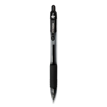 Zebra® Z-grip Ballpoint Pen, Retractable, Medium 0.7 Mm, Black Ink, Black Tinted Barrel, Dozen freeshipping - TVN Wholesale